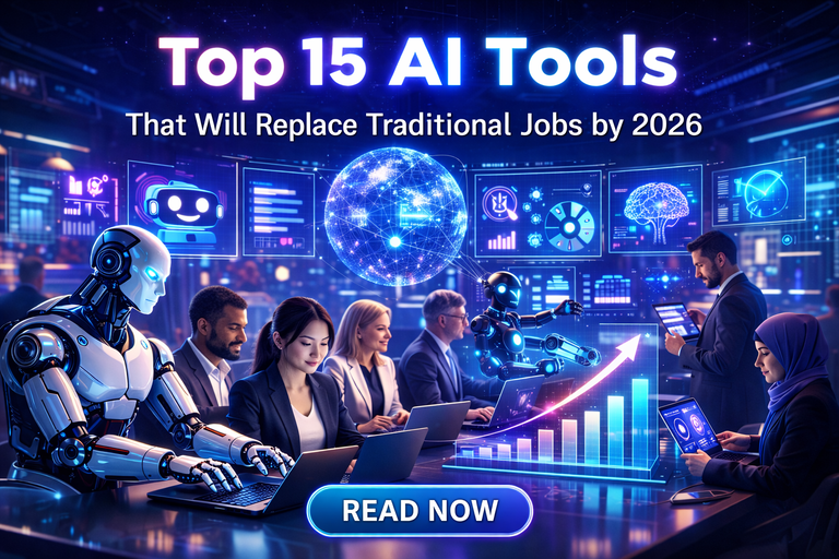 Top 15 AI Tools That Will Replace Traditional Jobs by 2026