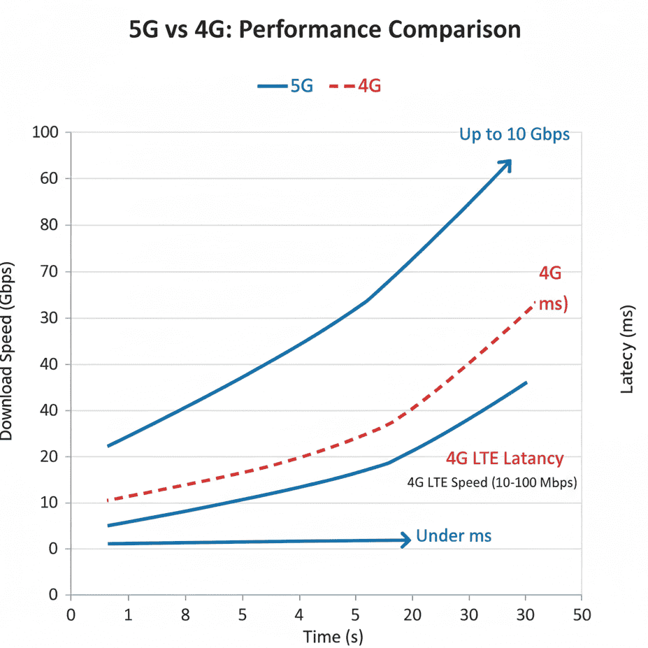 What Is 5G Technology and How Is It Different from 4G? A Technical Explanation and the Benefits of 5G