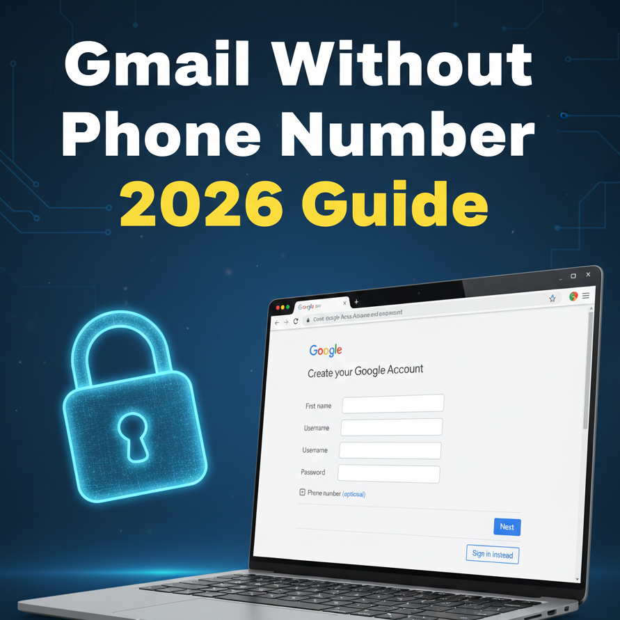 Create Gmail Without Phone Number