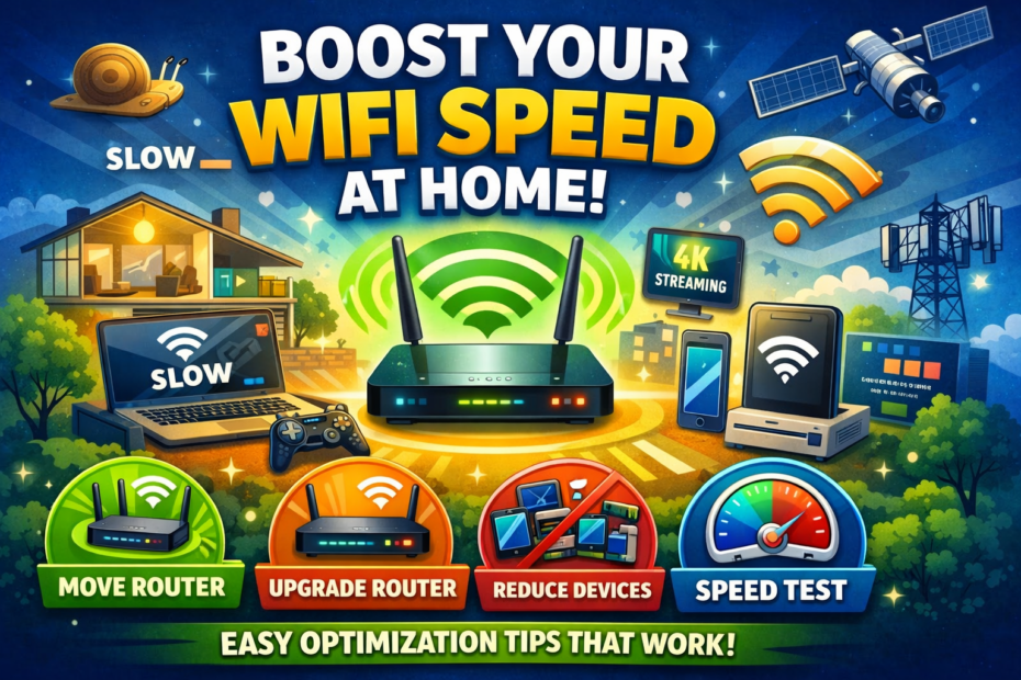 Improve WiFi Speed at Home – Complete Optimization Guide