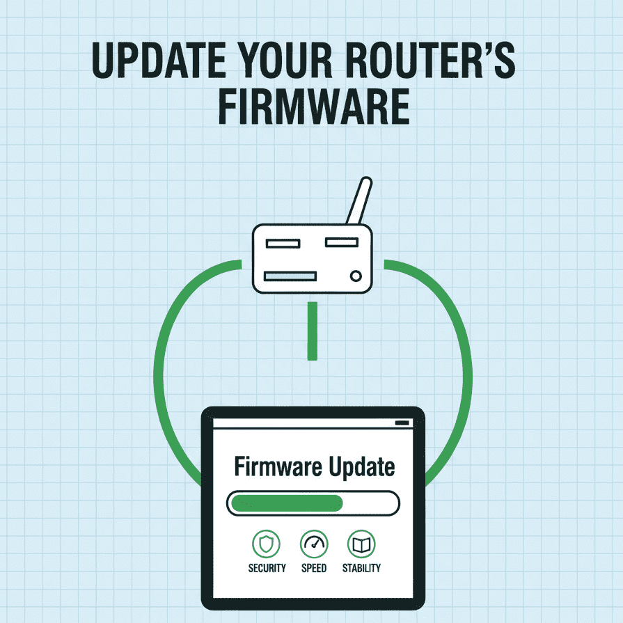 Router firmware update process is improving security and network stability