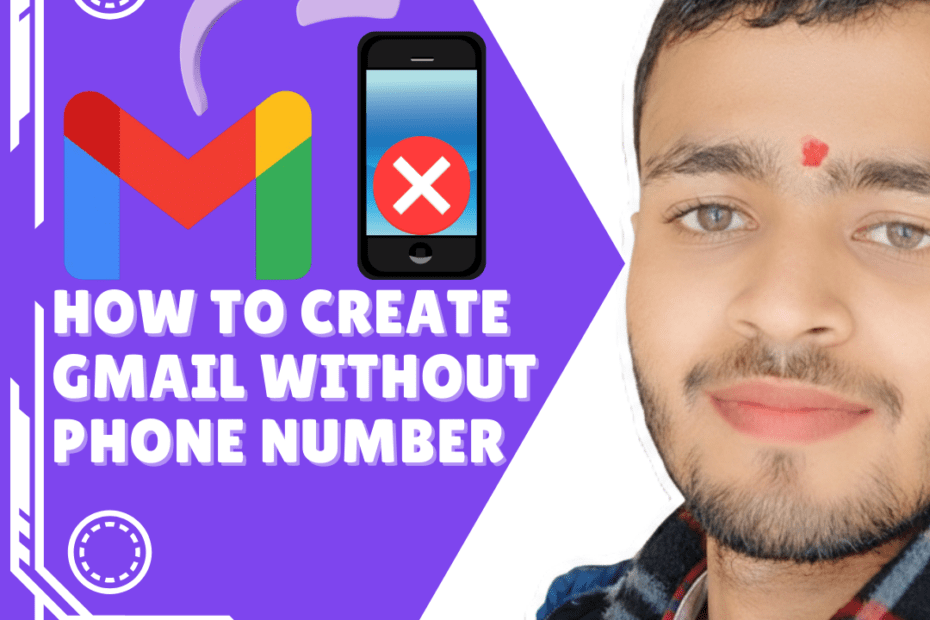 how to create gmail without phone number